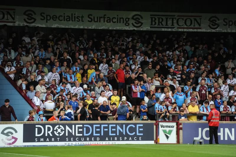 Iron fans in the stands at The Attis Arena